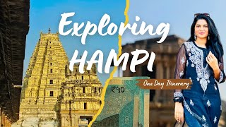 Vlog  One day Itinerary in Hampi  Exploring HAMPI Places hampi vlog [upl. by Packer]