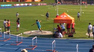 Burger Lambrechts jr youth shot put 2018m662quot [upl. by Minardi]