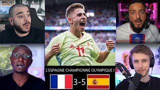 LES REACTIONS APRES LE DOUBLE DE FIRMINE LOPEZ EN FINALE DES JO CONTRE LA FRANCE [upl. by Eanrahs631]