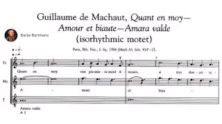 9 Music of the Middle Ages Isorhythmic motet de Machaut [upl. by Aidnahs102]