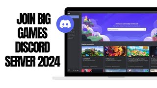 How To Join Big Games Discord Server 2024 [upl. by Mourant]