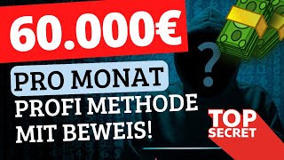 60000€ PRO MONAT OHNE Startkapital 💰 mit Beweis Geniale Methode online Geld verdienen 2024 [upl. by Hausner]