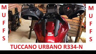 Tuccano Urbano R334N Muffs fitted to 2019 Honda NC750X DCT [upl. by Danyette]