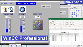 Share Code WinCC Professional Excel Report via VB Script [upl. by Pine]