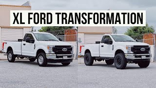 XL Ford Super Duty Budget Build  Leveled On Carli Suspension and 37s [upl. by Anelleh]