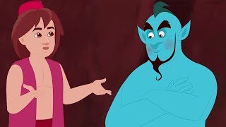 ★ Aladdin y La Lámpara Magica ★ Las Mil y Una Noches ★ Cuentos para Niños  Historias para Dormir [upl. by Ellehcor]