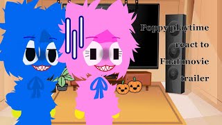 Poppy playtime react to fnaf movie trailergacha club [upl. by Bolt]