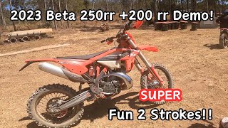 2023 Beta 250rr200rr First Impressions Demo Day [upl. by Velda438]