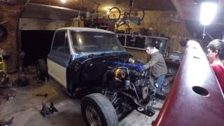 C10 12v Cummins Swap  First Startup [upl. by Titos544]