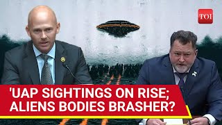 Alien Bodies Becoming More Provocative Stunning Revelations By Fmr DOD Official At UAP Hearing [upl. by Gary]