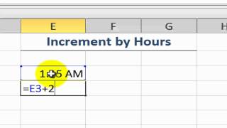 How to Use AutoFill and Excel Formulas Increment Time Intervals [upl. by Aidua]