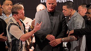 Canelo FED UP with Edgar Berlanga amp CONFRONTS him both seperated in tense face off [upl. by Canon]