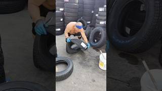 Car tire tyre fitting processshorts [upl. by Martineau]