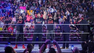 Roman Reigns disrupts Triple Threat Match SmackDown New Year’s Revolution 2024 highlights [upl. by Markowitz]