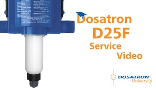 Dosatron D25F Service Video [upl. by Trumann239]