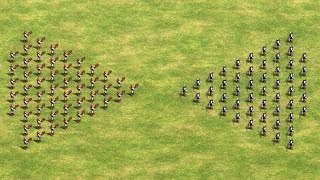 50 CHU KO NU vs 50 LONGBOWMEN 😮🤯Age of Empires 2 [upl. by Haidebez]