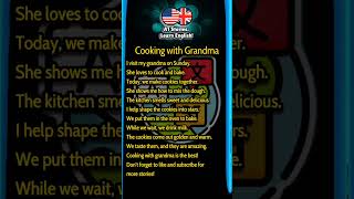 English Story Level 0  Cooking with Grandma  Learn English Through Story [upl. by Tillfourd]