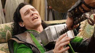 Thor Throws His Hammer At Loki  Loki As Odin Scene  Thor Ragnarok 2017 Movie Clip HD [upl. by Bille620]