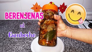 BERENJENAS AL ESCABECHE  Fácil y Rápido LA MEJOR CONSERVA [upl. by Alian]