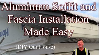 StepbyStep Guide to Installing Aluminum Soffit and Fascia [upl. by Atiraj353]