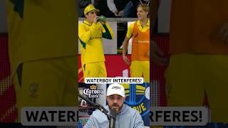 Waterboy gets in the way during cricket match a breakdown cricket australia fail sports [upl. by Uhp874]