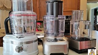 Ultimate Food Processor Review Part II Cuisinart KitchenAid Proline amp Breville Sous Chef [upl. by Ilil138]