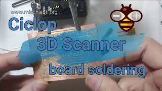 Ciclop 3d scanner soldering board [upl. by Adamsun]