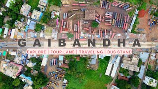 Beautiful Gaibandha Four LaneBus Stand  Drone View 💝 [upl. by Prevot336]