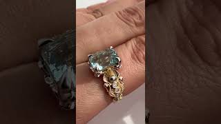 Aquamarine Birth of Venus Ring [upl. by Jarrell329]