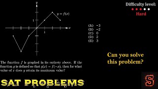 SAT Math Practice – Difficult Problems Explained StepbyStep 17 [upl. by Laersi]