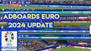 PES 2021 Adboards Update UEFA EURO 2024 [upl. by Malamut]