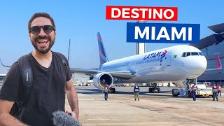 COMO É VOAR PARA MIAMI COM LATAM Viagem de Manaus via Guarulhos a Aeroporto de Miami com Flipmilhas [upl. by Galloway]