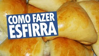 Como fazer ESFIRRA ESFIHA  Receita Prática e Rápida [upl. by Aleakam]