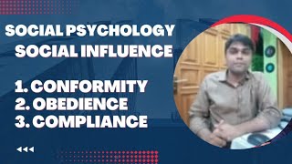 social influence in psychology  Conformity  Obedience  Compliance  Hindi  Urdu [upl. by Harts]