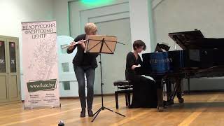 Gubaidulina Allegro rustico Olga Ivusheykova flute Anna Grishina piano [upl. by Attenra]