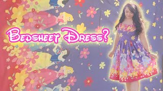 I made a dress from bedsheets  Lets make Butterick B6167 [upl. by Thynne]