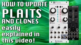 How to update Mutable Instruments Plaits Eurorack Module  easy explained by PENISHEAD [upl. by Atineb]