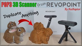 New REVOPOINT POP 3 3D Scanner  Analysis Tests amp Review [upl. by Zoarah]