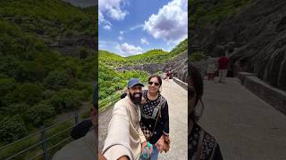 Ajanta Caves Mini Vlog  Exploring UNESCO World Heritage Site in Aurangabad India shorts india [upl. by Siusan]