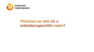 Arbeidsongeschiktheid en pensioen [upl. by Claud681]