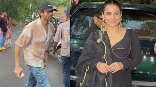 Kartik Aaryan Vidya Balan Reached At Kapil Sharma Show For Bhool Bhulaiyaa 3 Promotions [upl. by Aeneas]