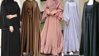 Beautiful Abaya design ideas [upl. by Atteuqehs]