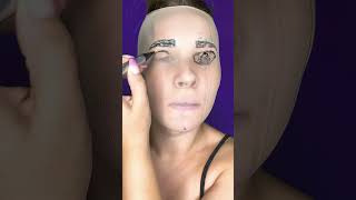 Sock Make up Trend sock makeuptransformation makeup for you trending [upl. by Adamsun111]