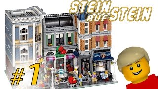 LEGO Creator StadtlebenAssembly Square 10255  LEGO Speed build Teil 1 [upl. by Trici]