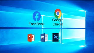 how to get app icon on desktop home screen windows 10 and create shortcut for any application laptop [upl. by Aivatnohs765]