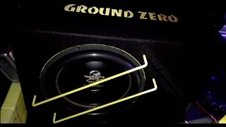 Ground Zero GZIB 3000SPL on 375w [upl. by Collier]