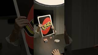 I won at UNO GIANT CARD😎Subscribe to me❤️ [upl. by Anawt]