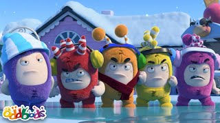 Snow Joke ☃️  1 HOUR Compilation  Oddbods Christmas Full Episodes ❄️  Funny Cartoons for Kids [upl. by Tebasile]