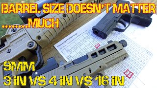 Does pistol barrel length really matter [upl. by Adnilim]