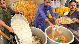 Hyderabadi Biryani Recipe  500 Kg Daily Beef Yakhni Pulao Making  Street Food Karachi Pakistan [upl. by Jaymie]